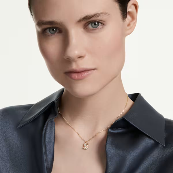 Pendente Swan Cigno placc oro 18K