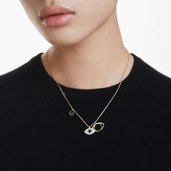 Pendente  Symbolic Evil Eye Placc oro