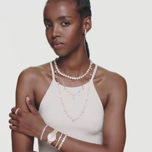 Carica e avvia il video nel visualizzatore di galleria, Bracciale Tennis Imber taglio misto Placc oro
