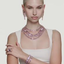 Carica e avvia il video nel visualizzatore di galleria, Bracciale Tennis Millenia ottagon Viola
