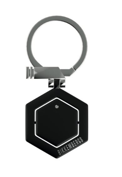 Portachiavi Bikkembergs Energy in Acciaio Nero