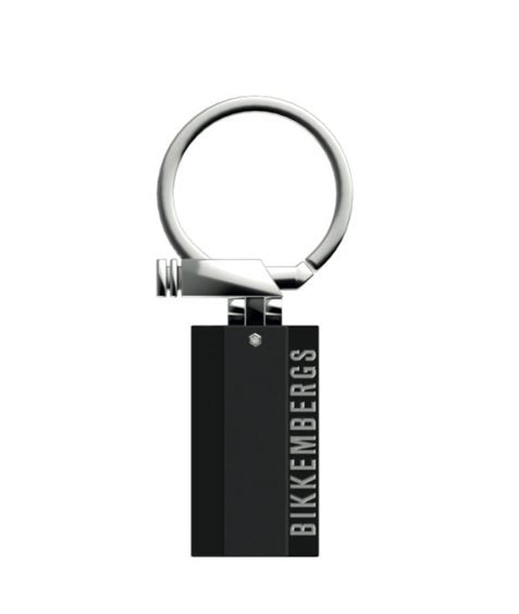 Portachiavi Bikkembergs Energy in Acciaio Nero