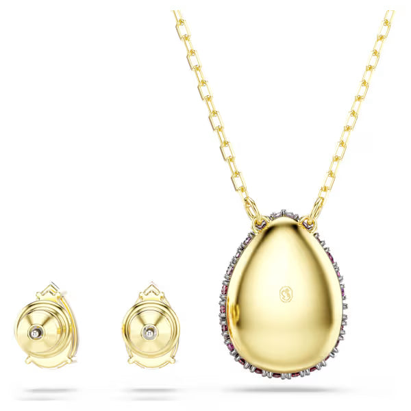 Set Sublima Pear Rosso placc oro 18K