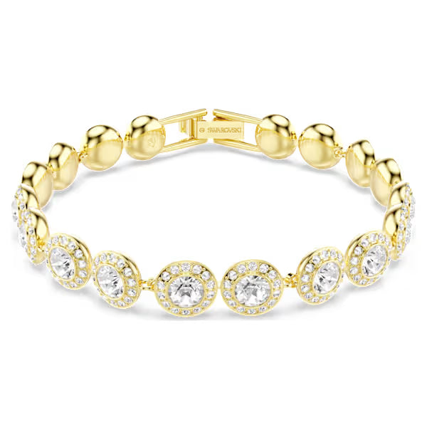 Bracciale Tennis Una Angelic placc oro