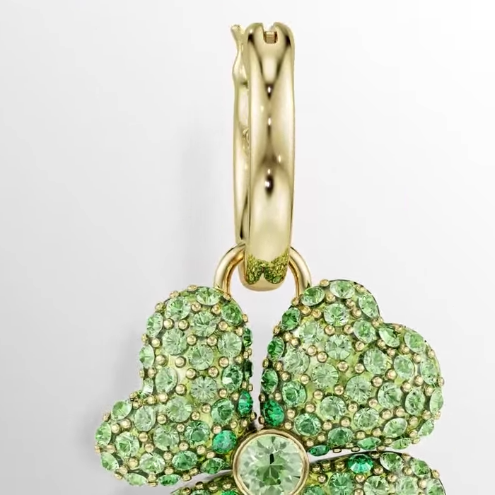 Orecchini Idyllia Set (3)Coccinella, Quadrifoglio, Fragola