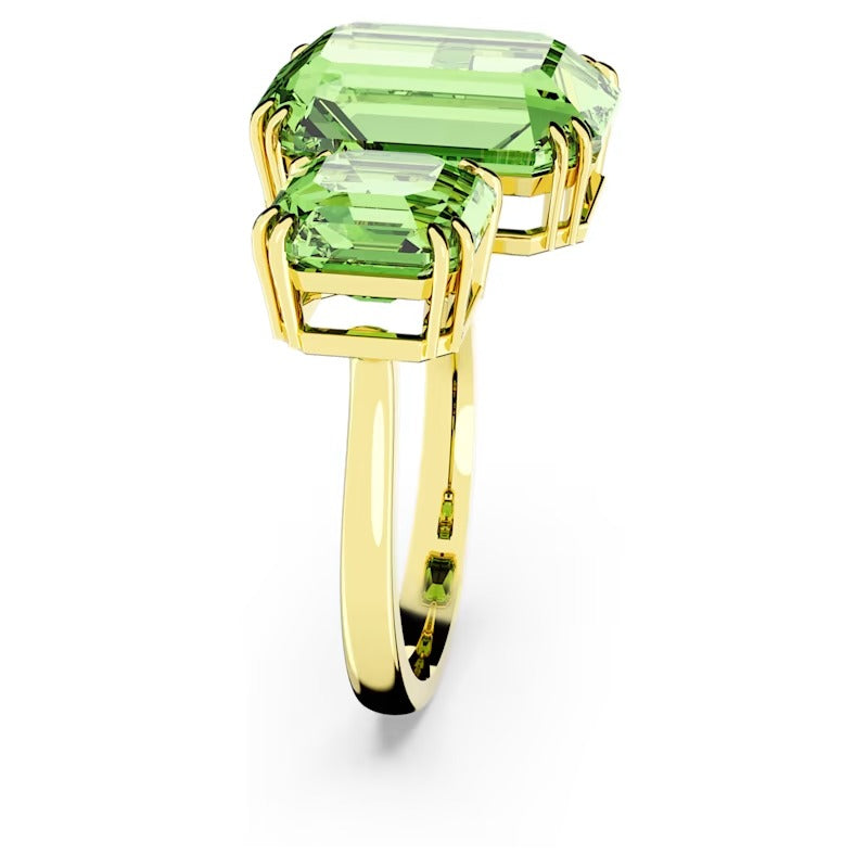 Anello aperto Millenia ottagon Verde