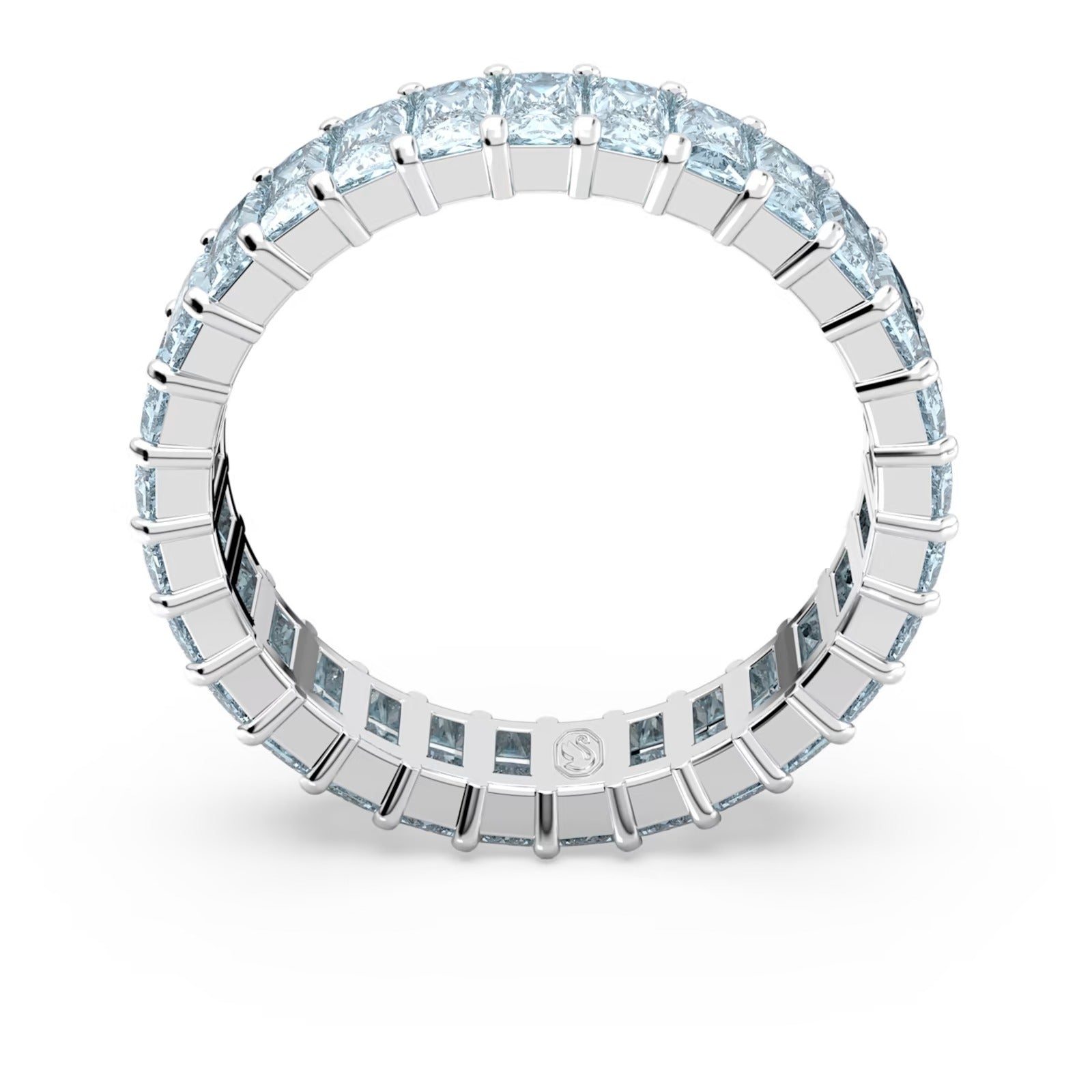 Anello Matrix baguette Azzurro