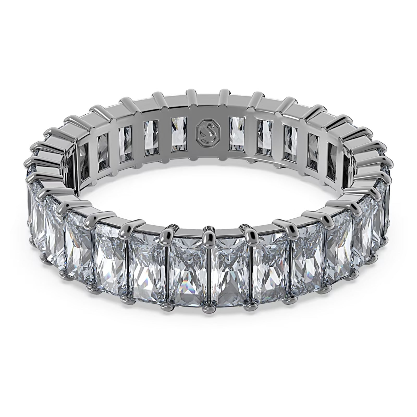 Anello Matrix baguette Grigio