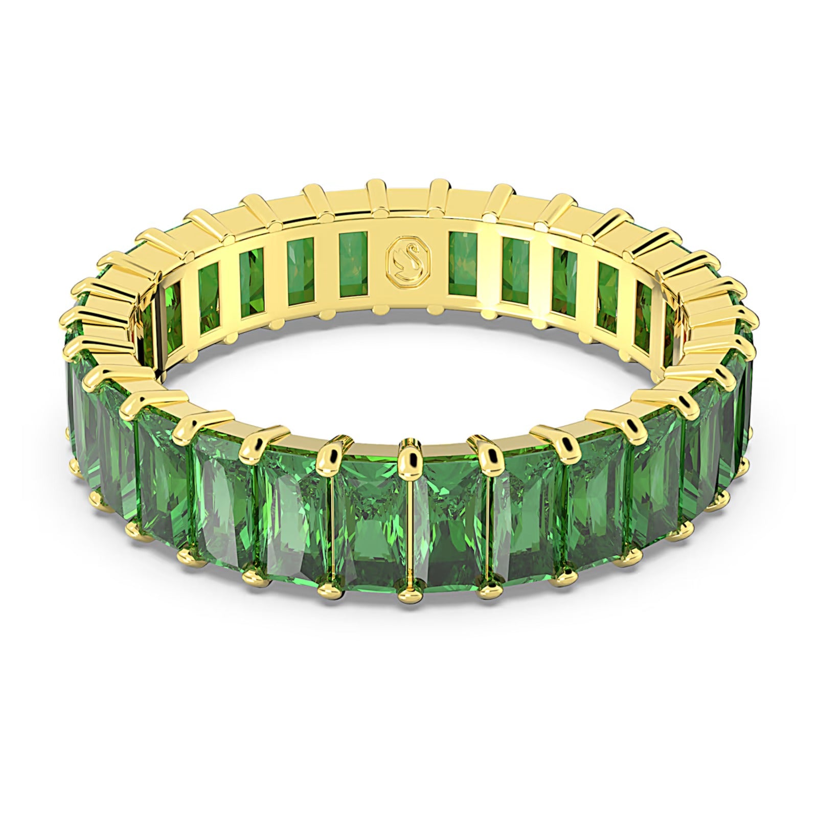 Anello Matrix baguette Verde
