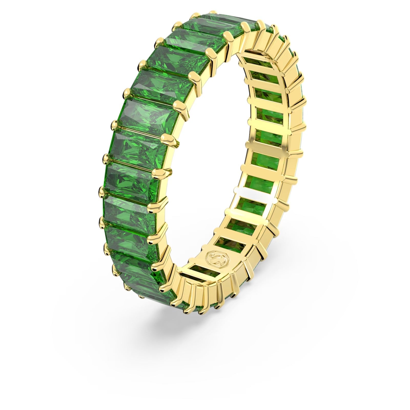 Anello Matrix baguette Verde