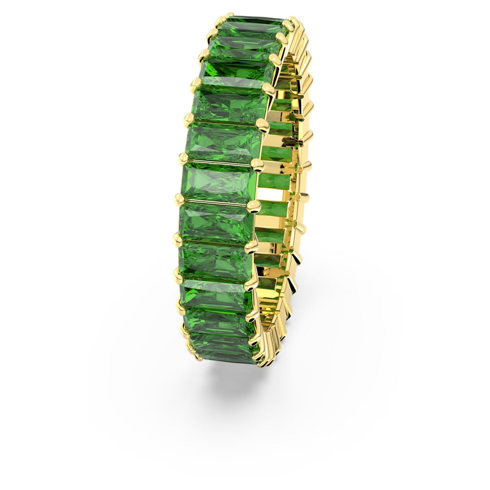 Anello Matrix baguette Verde