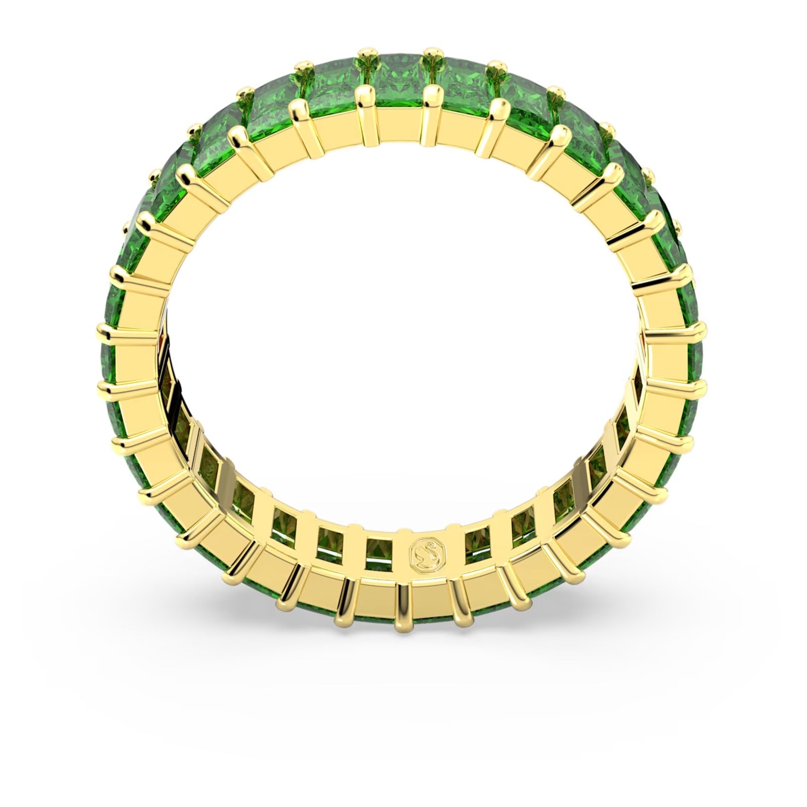 Anello Matrix baguette Verde